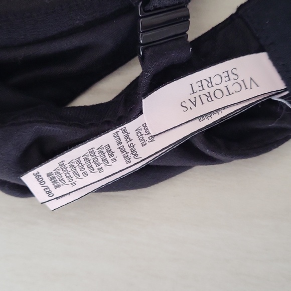 Body By Victoria's Secret Push Up Padded Black Bra Women's Black Bra 36DD - Picture 5 of 10